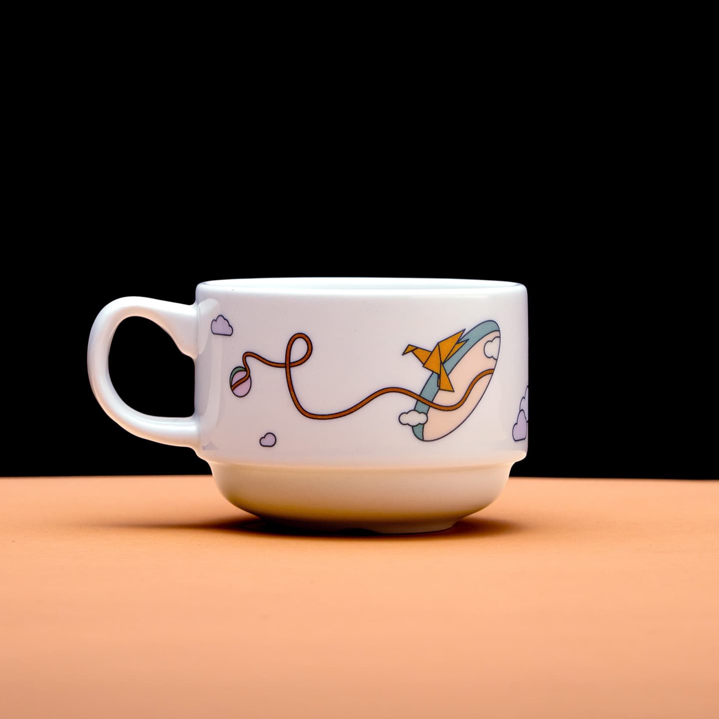 Photo of one of the cups in the 7oz cup set