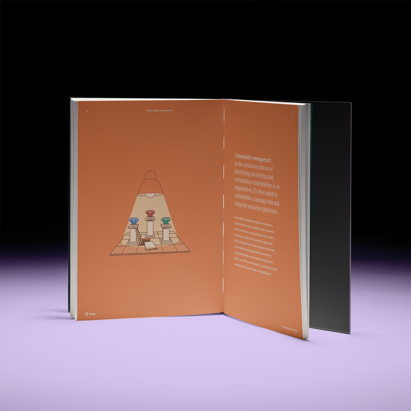 Photo of details in the Tines Workflow Handbook